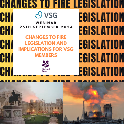 Event banner for webinar on fire legislation